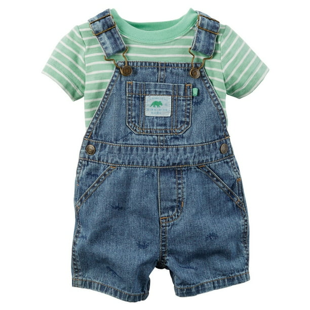 Carters Baby Boy 2 Coveralls Size Newborn 6 Months Green Nave Blue Layette Space